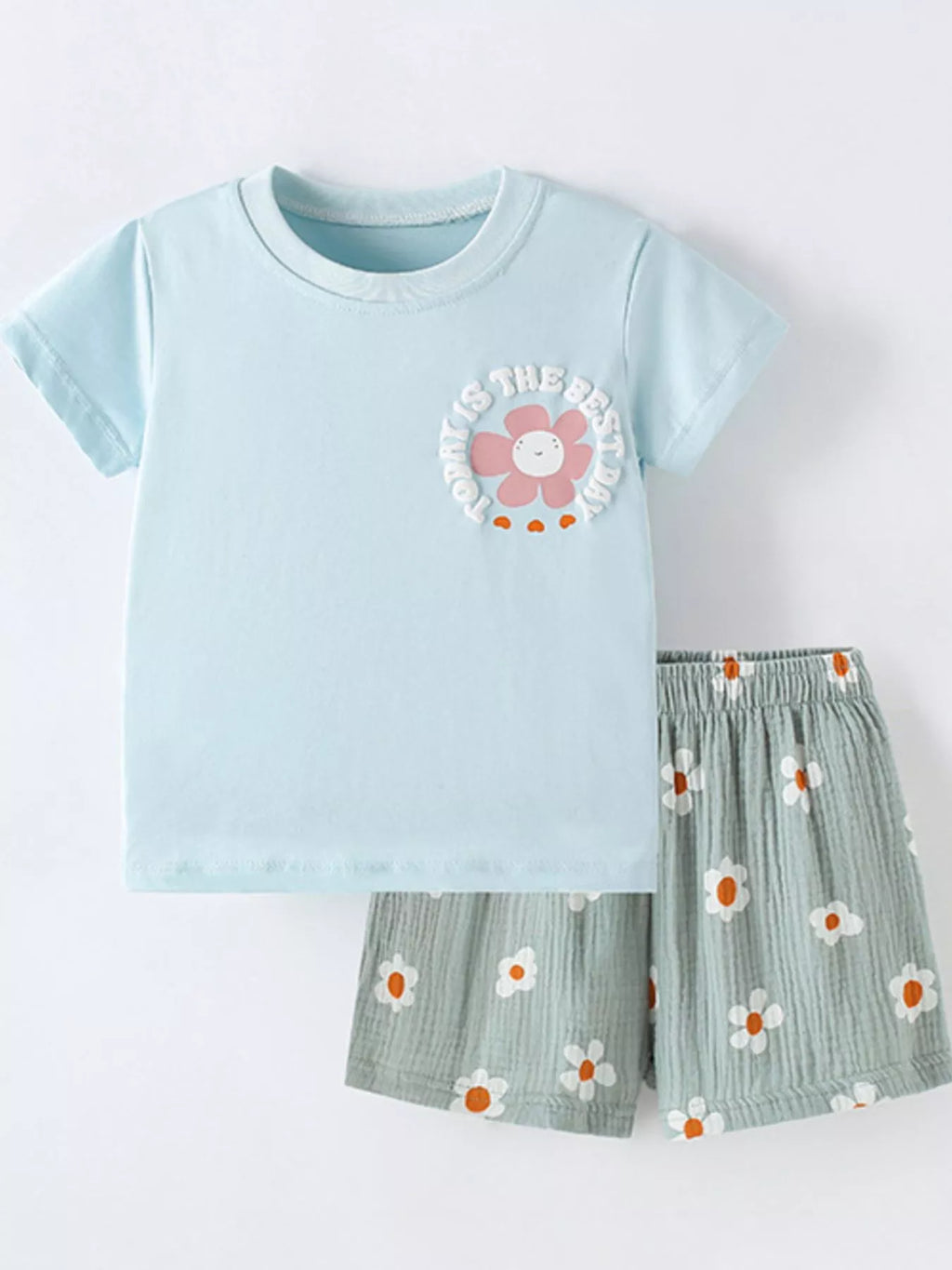 Children's Daisy T-Shirt and Shorts Set