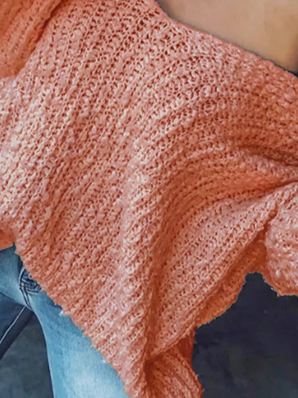 Loose Fit Long Sleeve Sweater