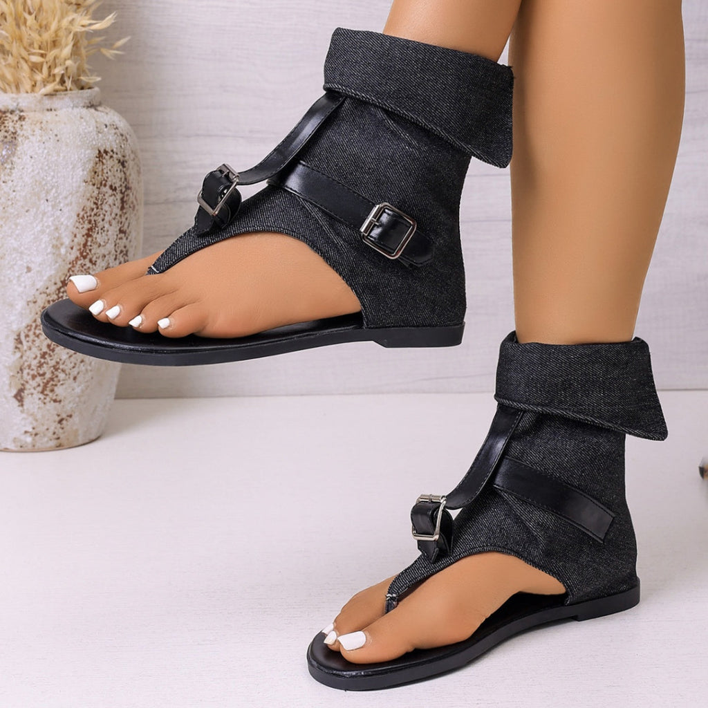 Toe Post Buckle Sandals