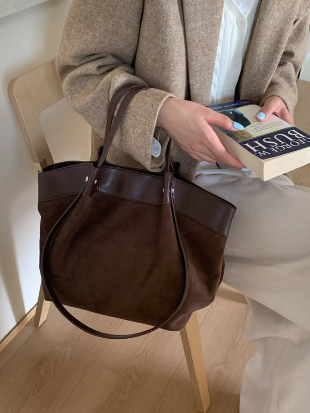 Lightweight Classic Color Tote Bag