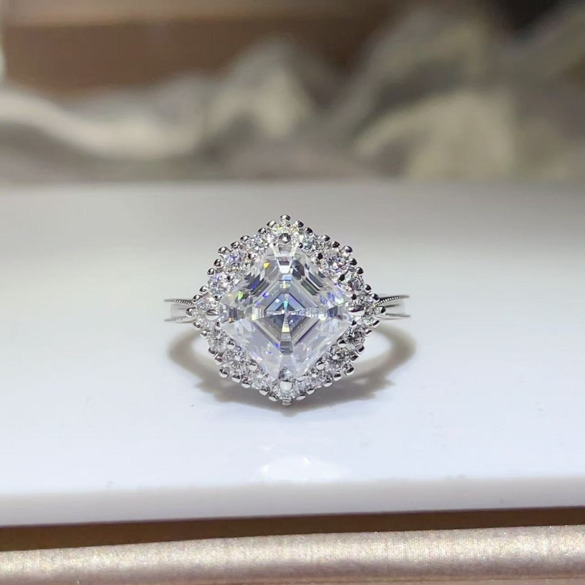 3 Carat Moissanite 925 Sterling Silver Ring