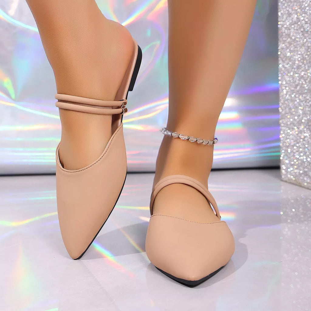 Point Toe Flats Sandals