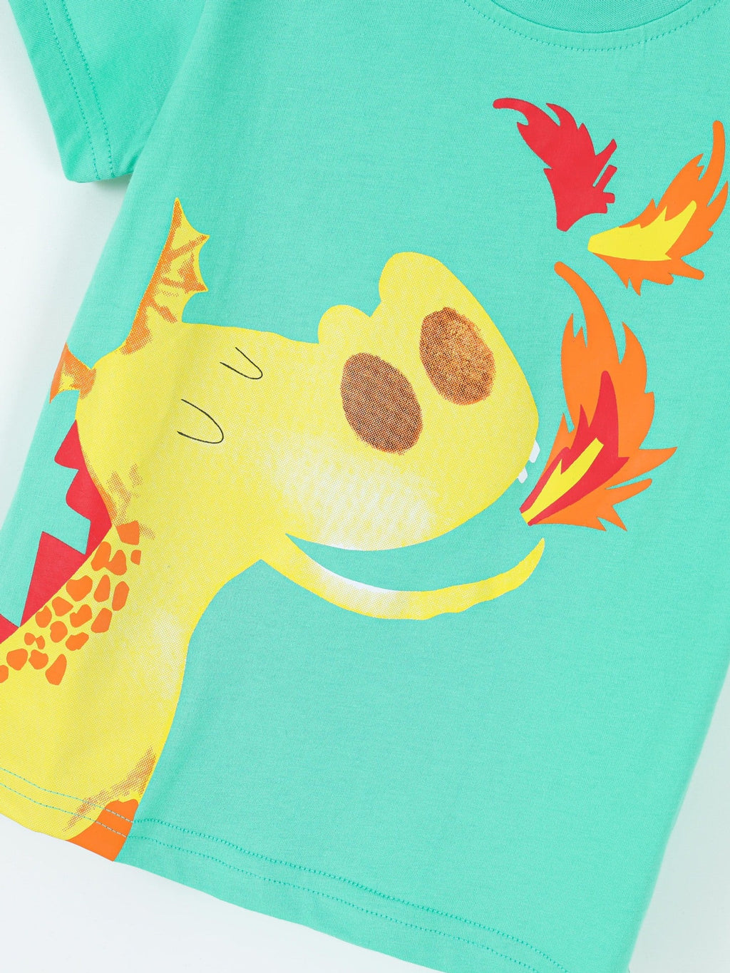Children's Dinosaur Round Neck Short Sleeve T-Shirt