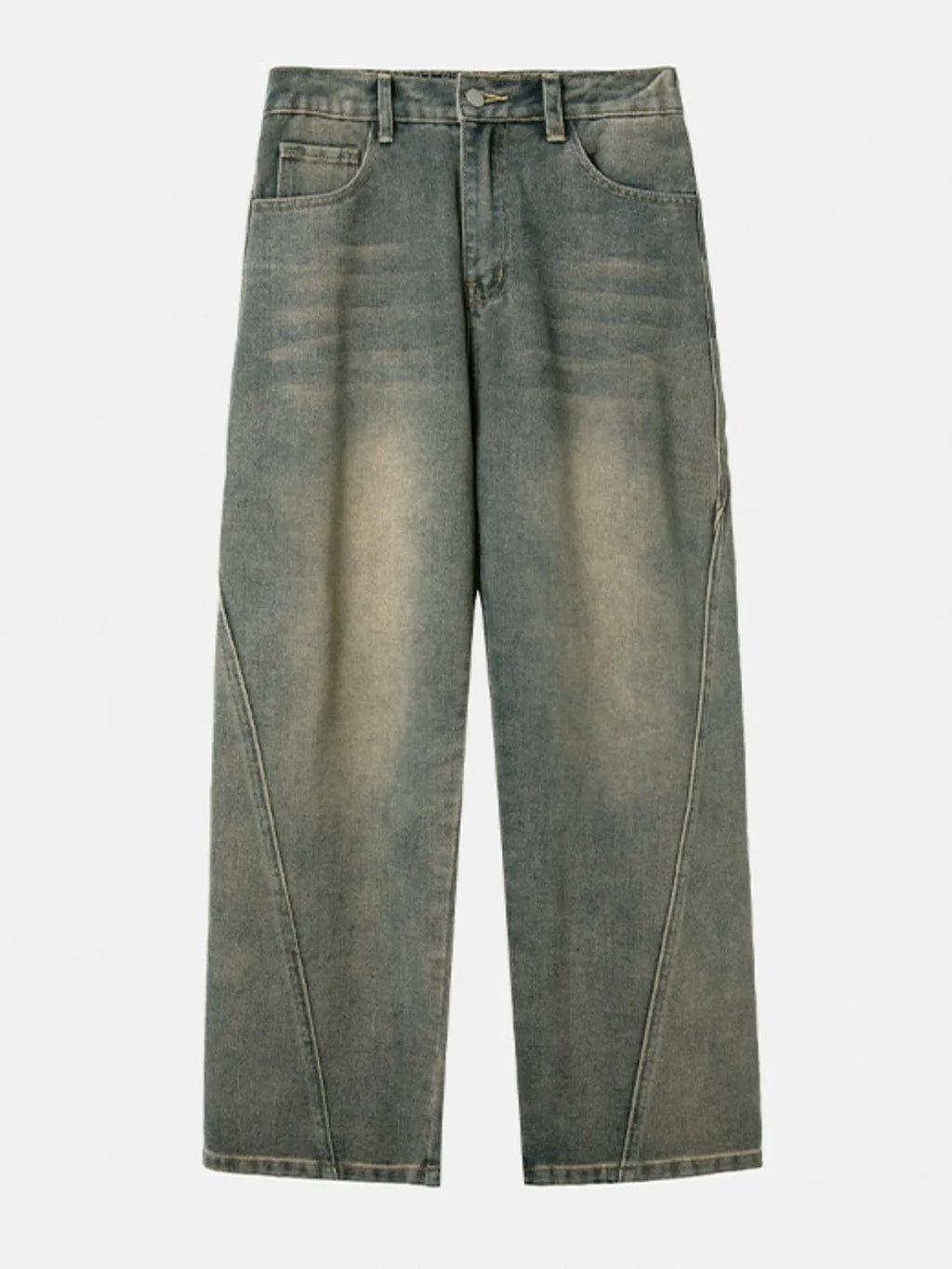 Men's Plus Size Wide Leg Jeans