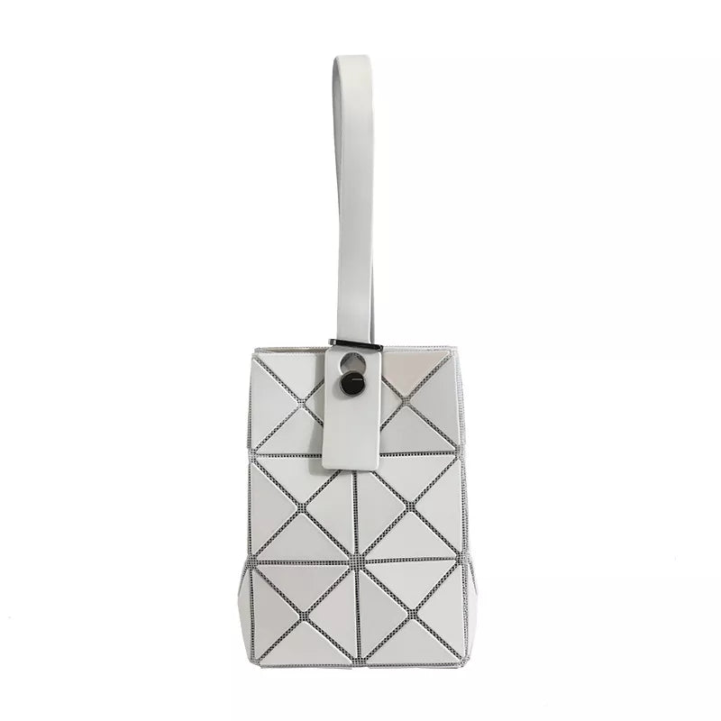 Geometric Panel Foldable Handbag
