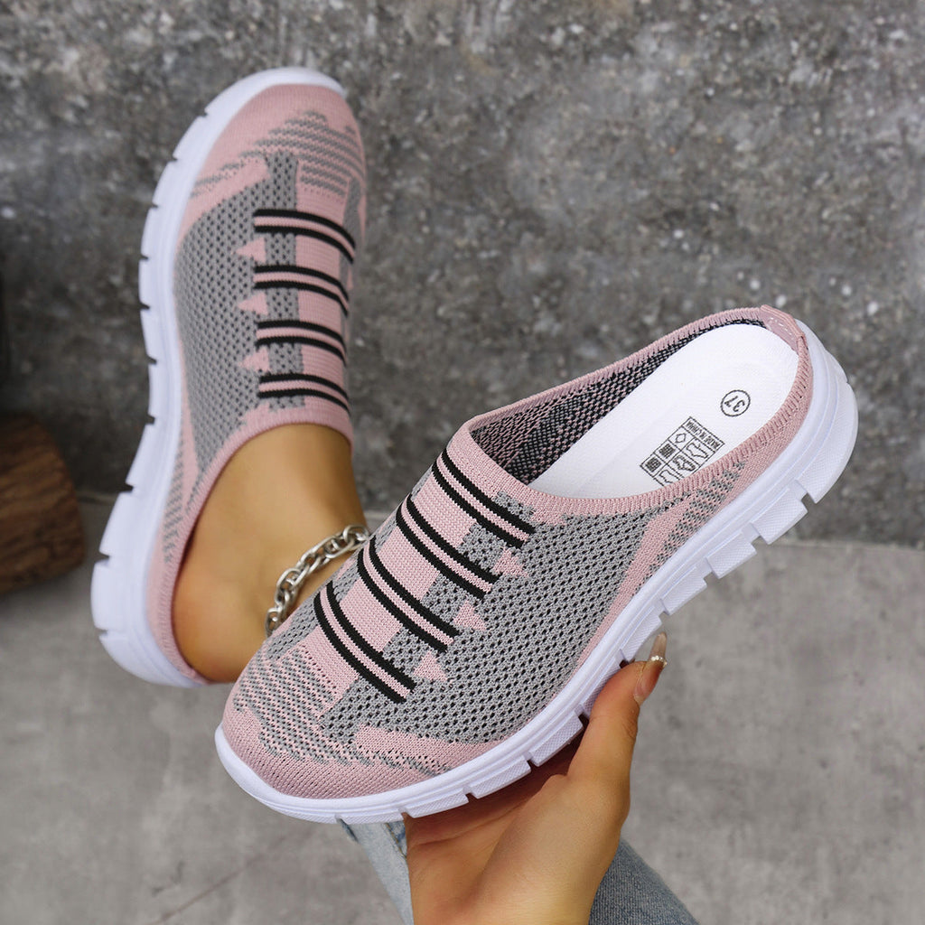 Breathable Knit Slip-Ons