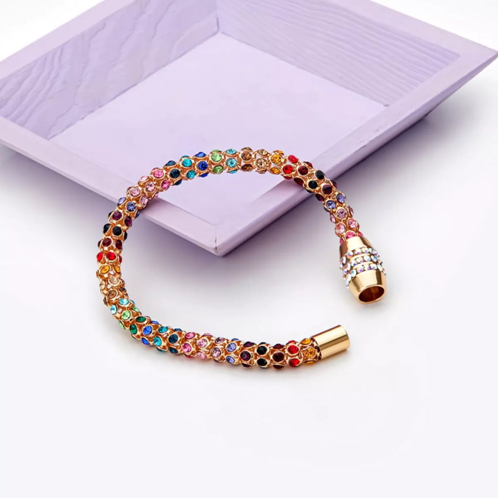 Multi-Colored Crystal Bracelet