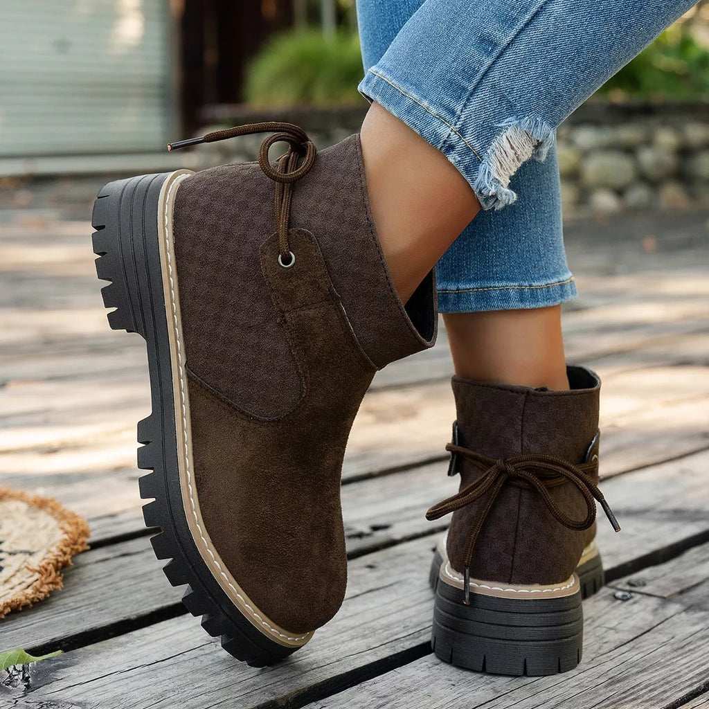 Block Heel Ankle Boots