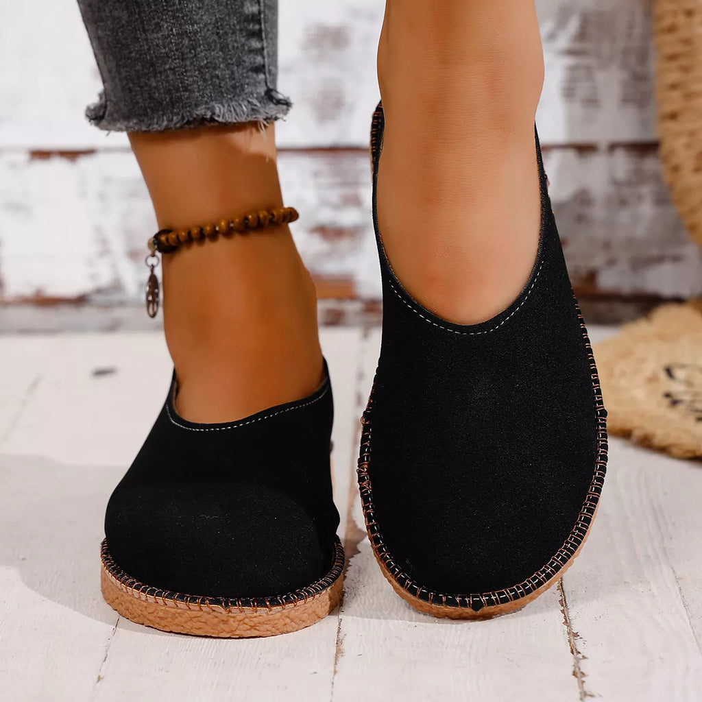 Round Toe Slip-Ons