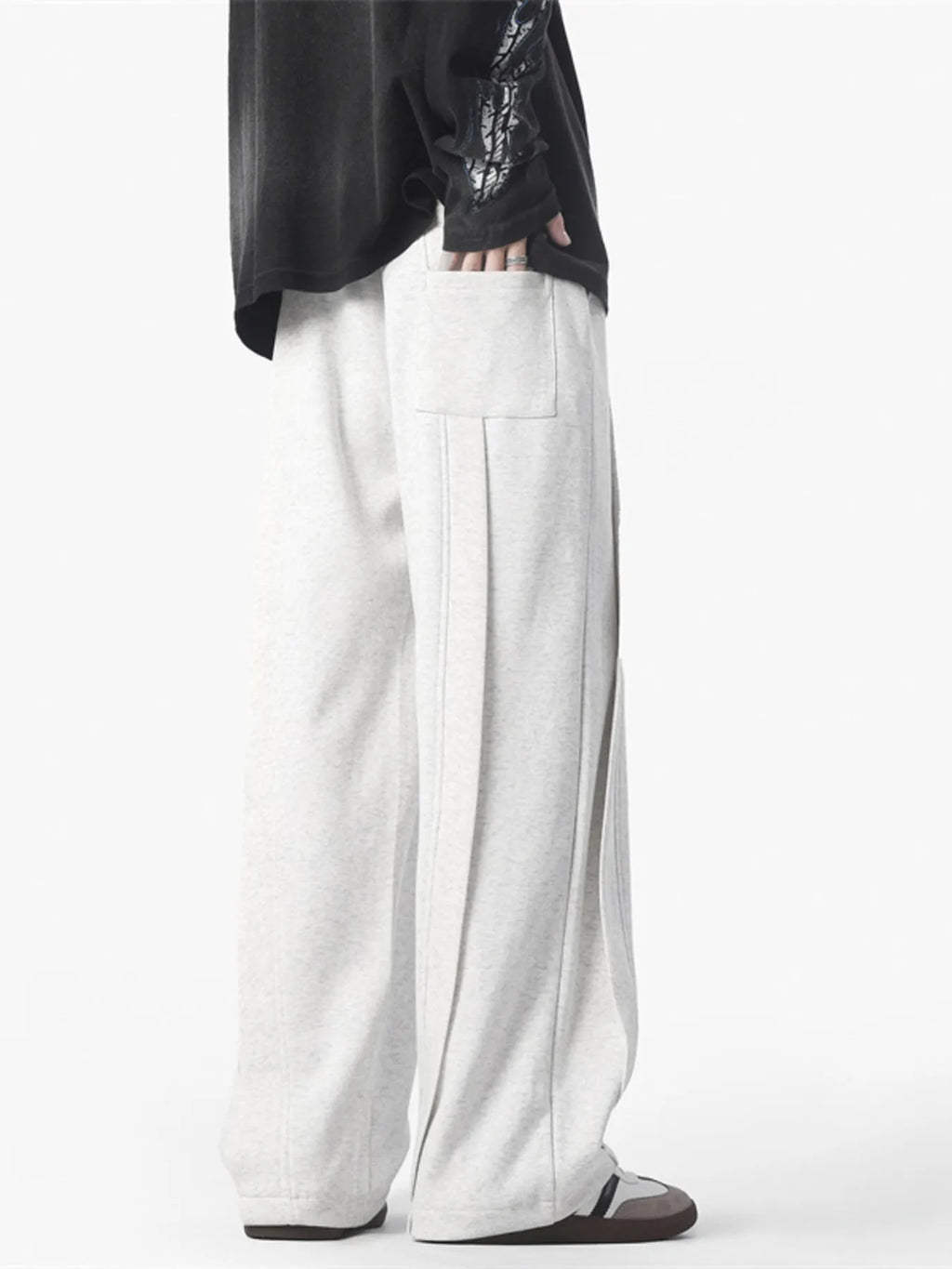 Men's Full Size Loose Fit Drawstring Pants Plus Size