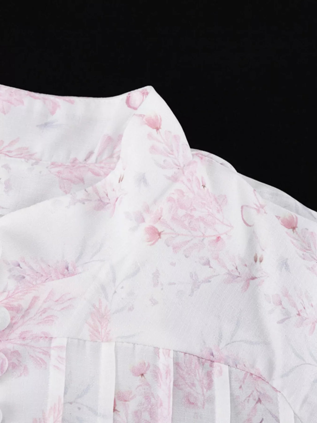Floral Print Layered Ruffle Dress