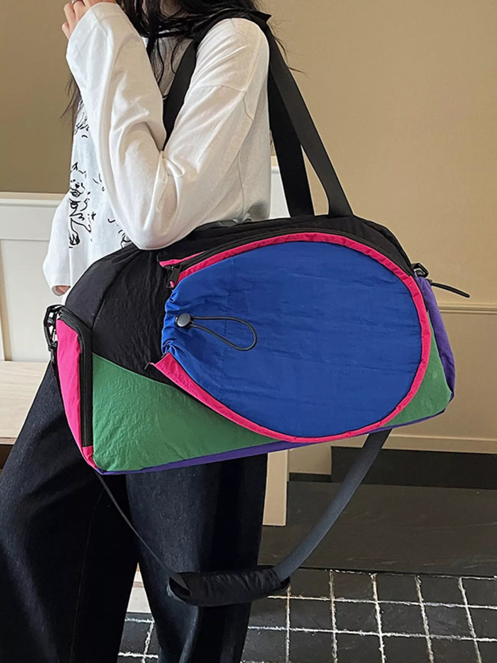 Multi-Color Sport Duffle Bag