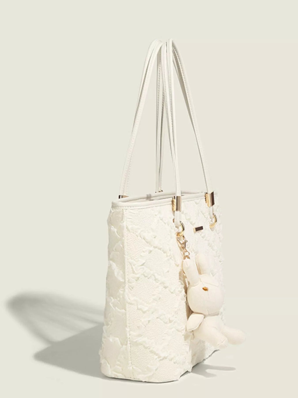 Textured Tote Shoulder Bag