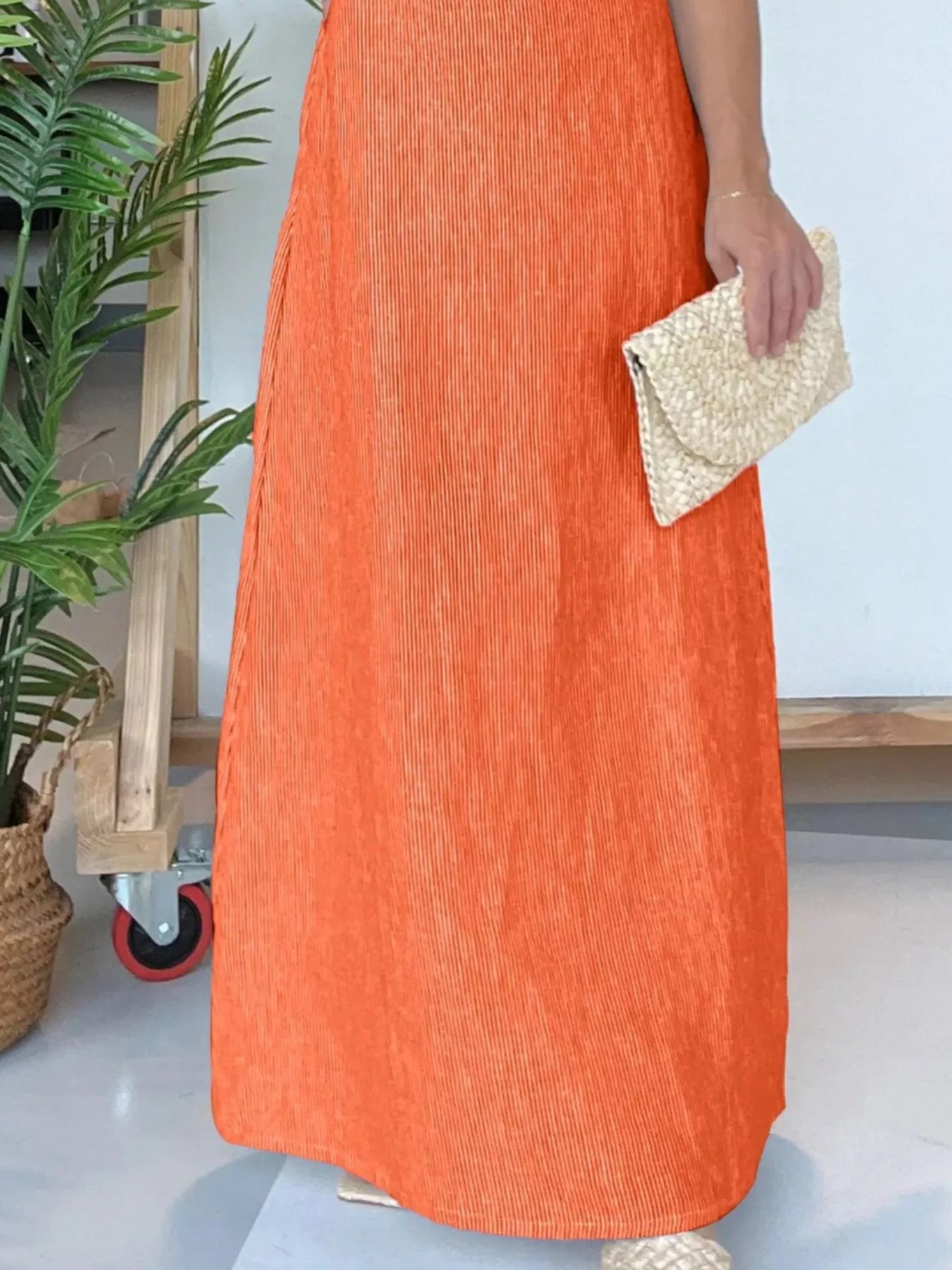 Full Size Strapless Casual Maxi Dress Plus Size