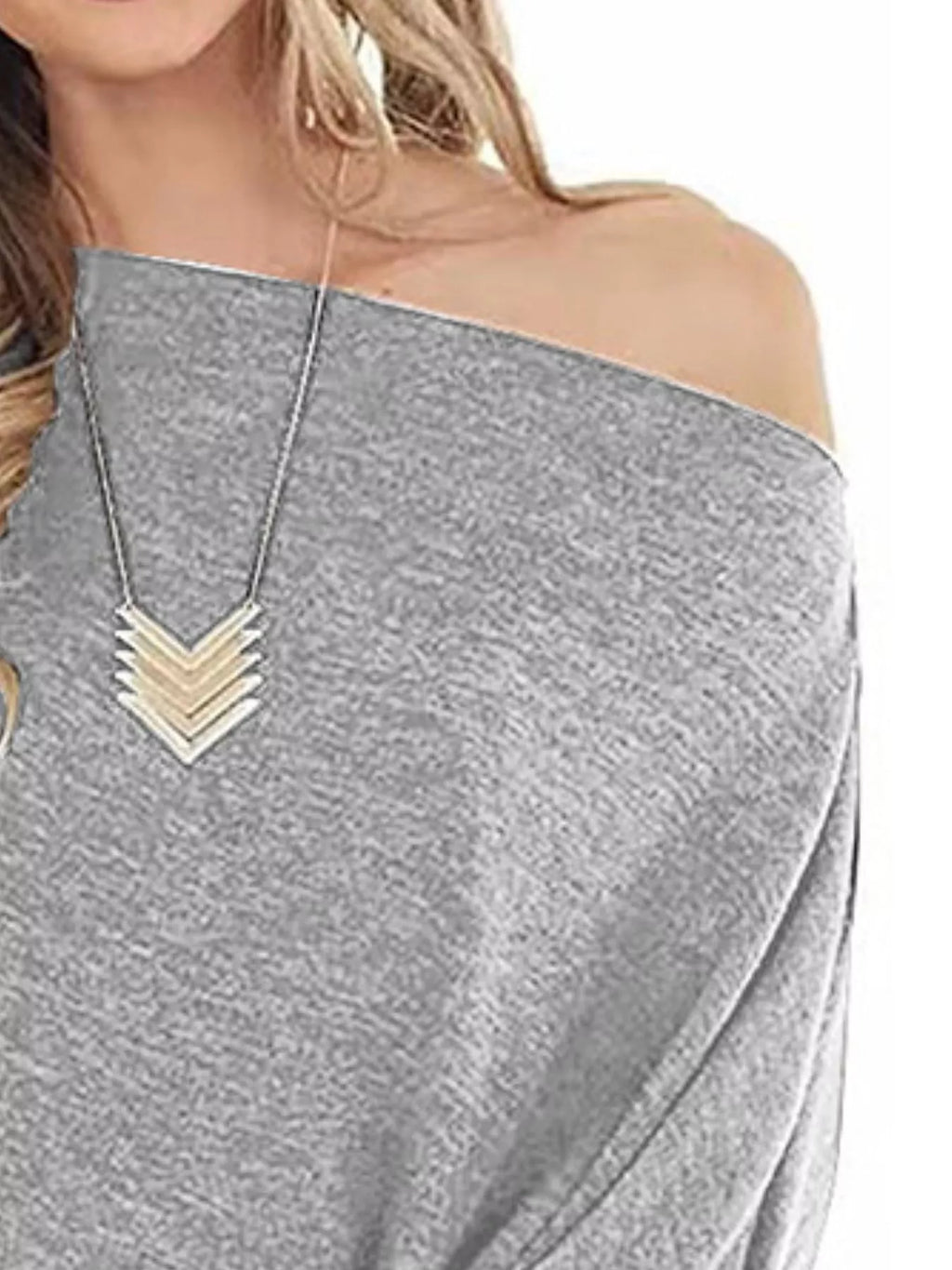 One Shoulder Long Sleeve T-Shirt