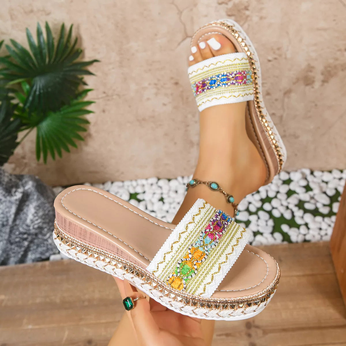 Open Toe Platform Sandals