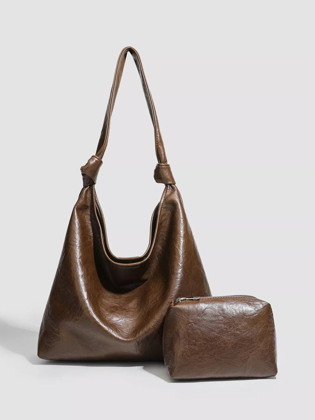 Vintage Style Leather Shoulder Bag