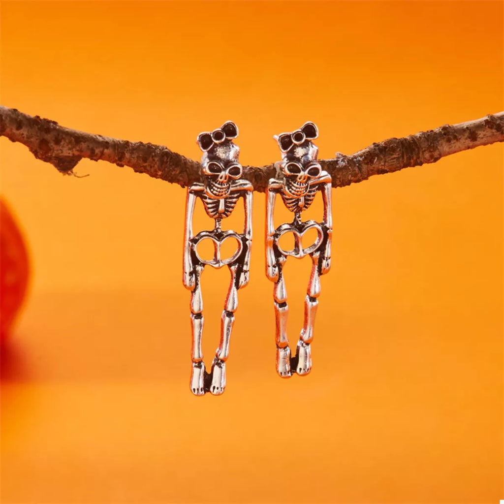 Halloween Skeleton Drop Earrings