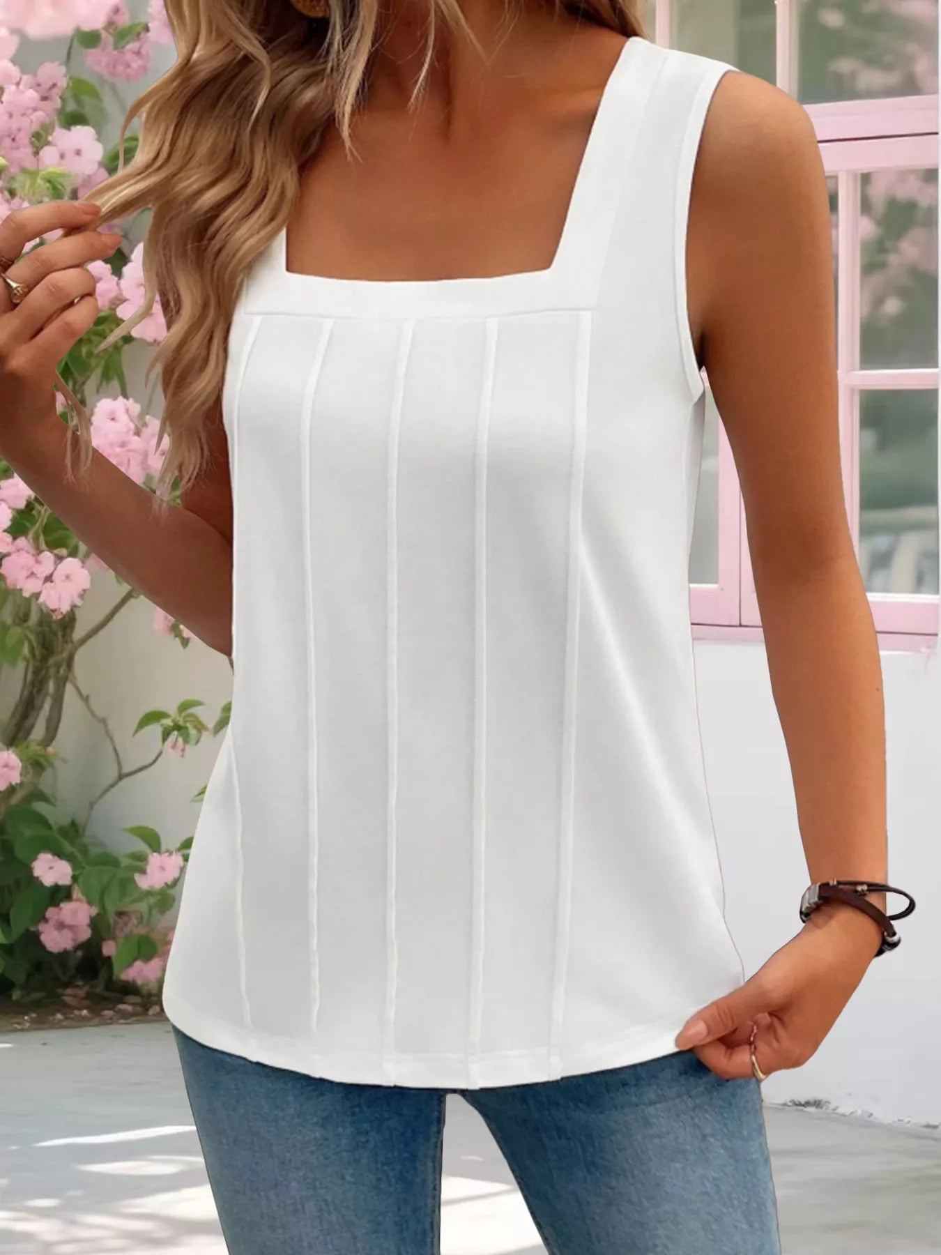 Square Neck Tank Top