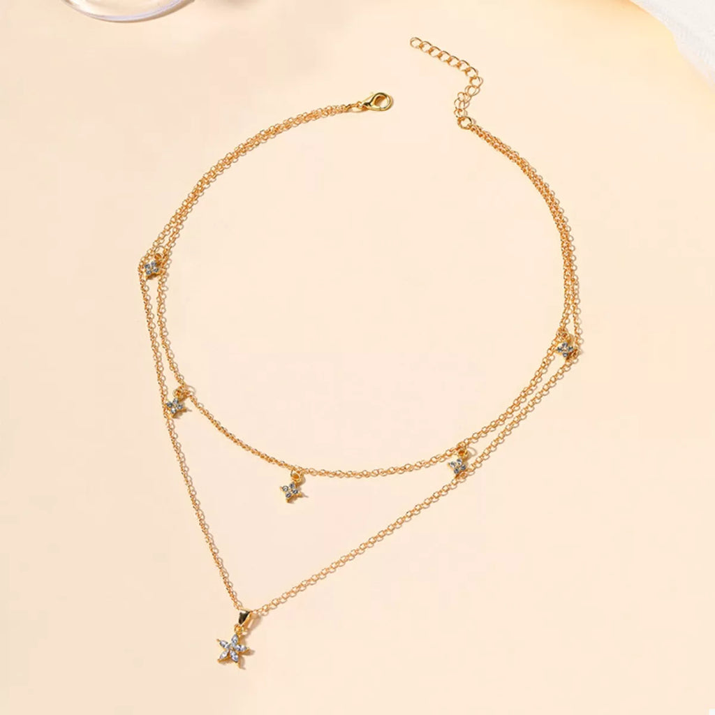 Double Layered Pendant Necklace