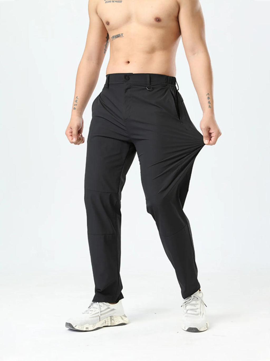 Men's Plus Size Causal Joggers with Pockets