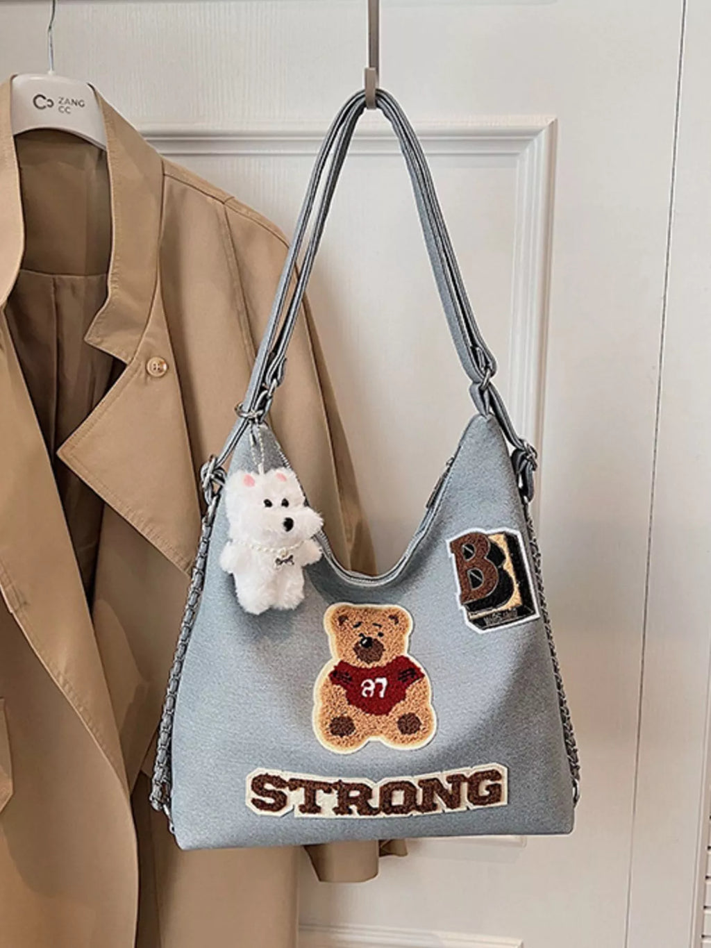 Cute Bear Adjustable Strap Handbag