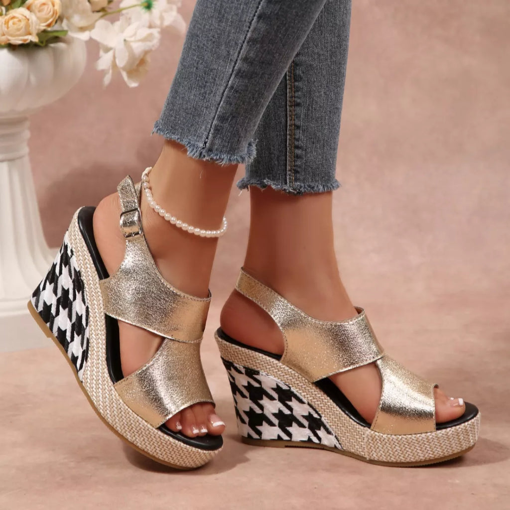 Open Toe Wedge Sandals
