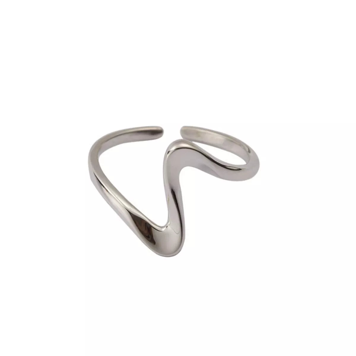 925 Sterling Silver Irregular Ring