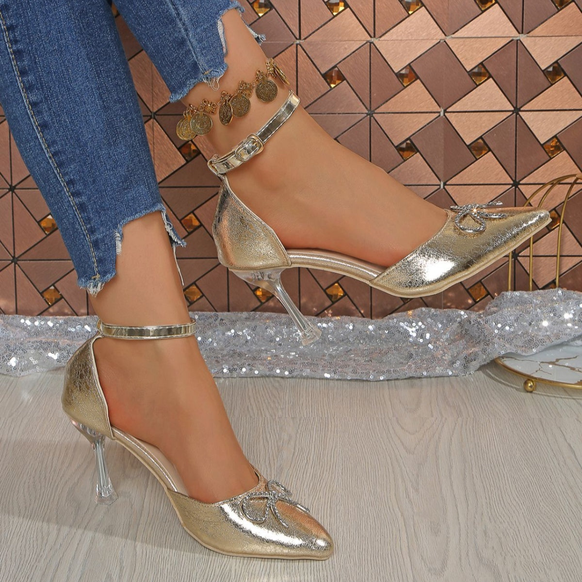Bow Point Toe Pumps