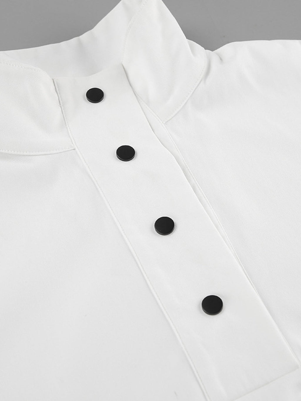 Snap Detail Long Sleeve Top and Shorts Set