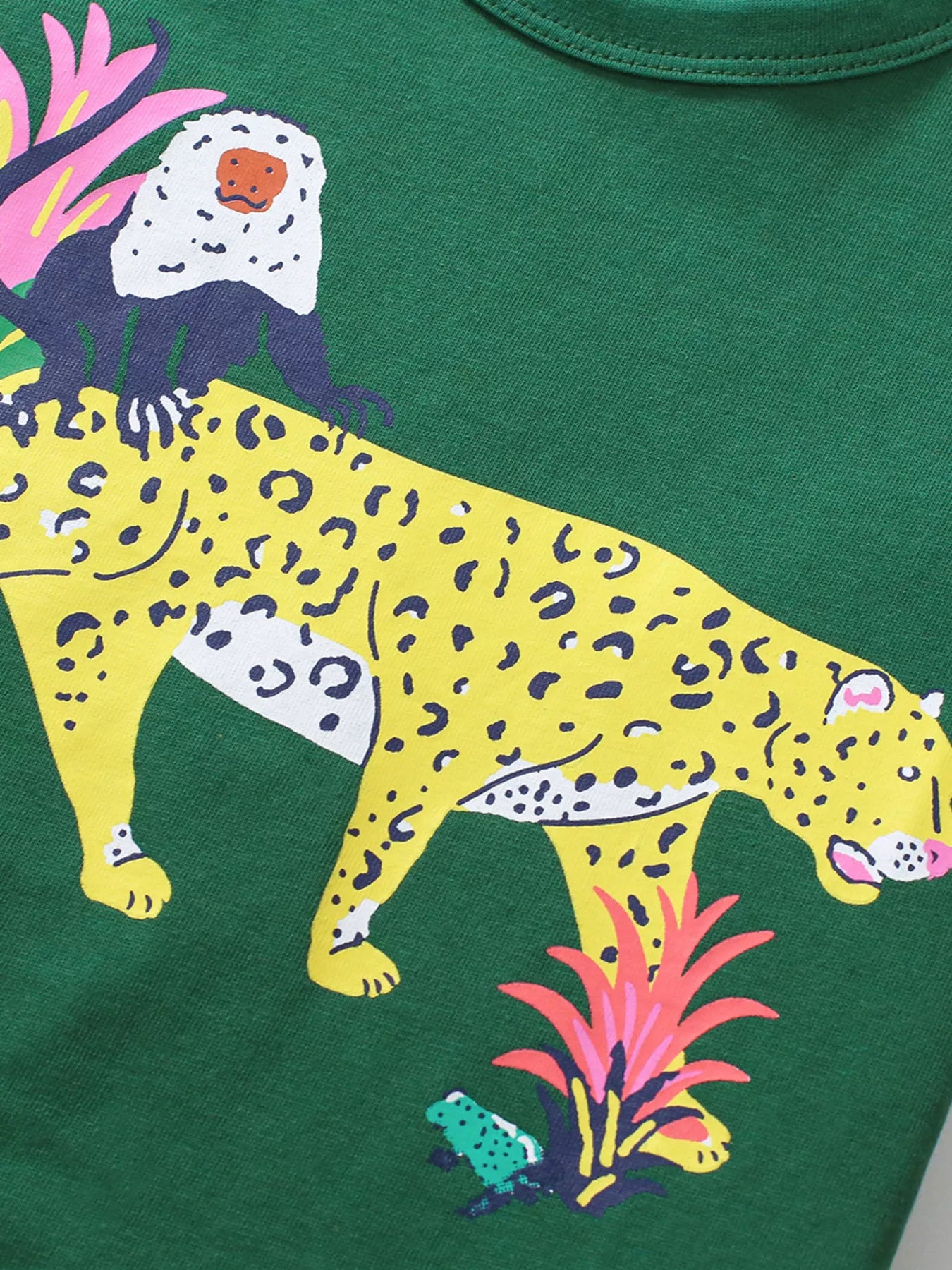 Men's Animal Graphic Short Sleeve T-Shirt