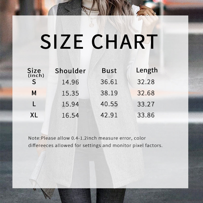 🖤 Women’s Sleeveless Blazer Vest – Trendy Business Casual