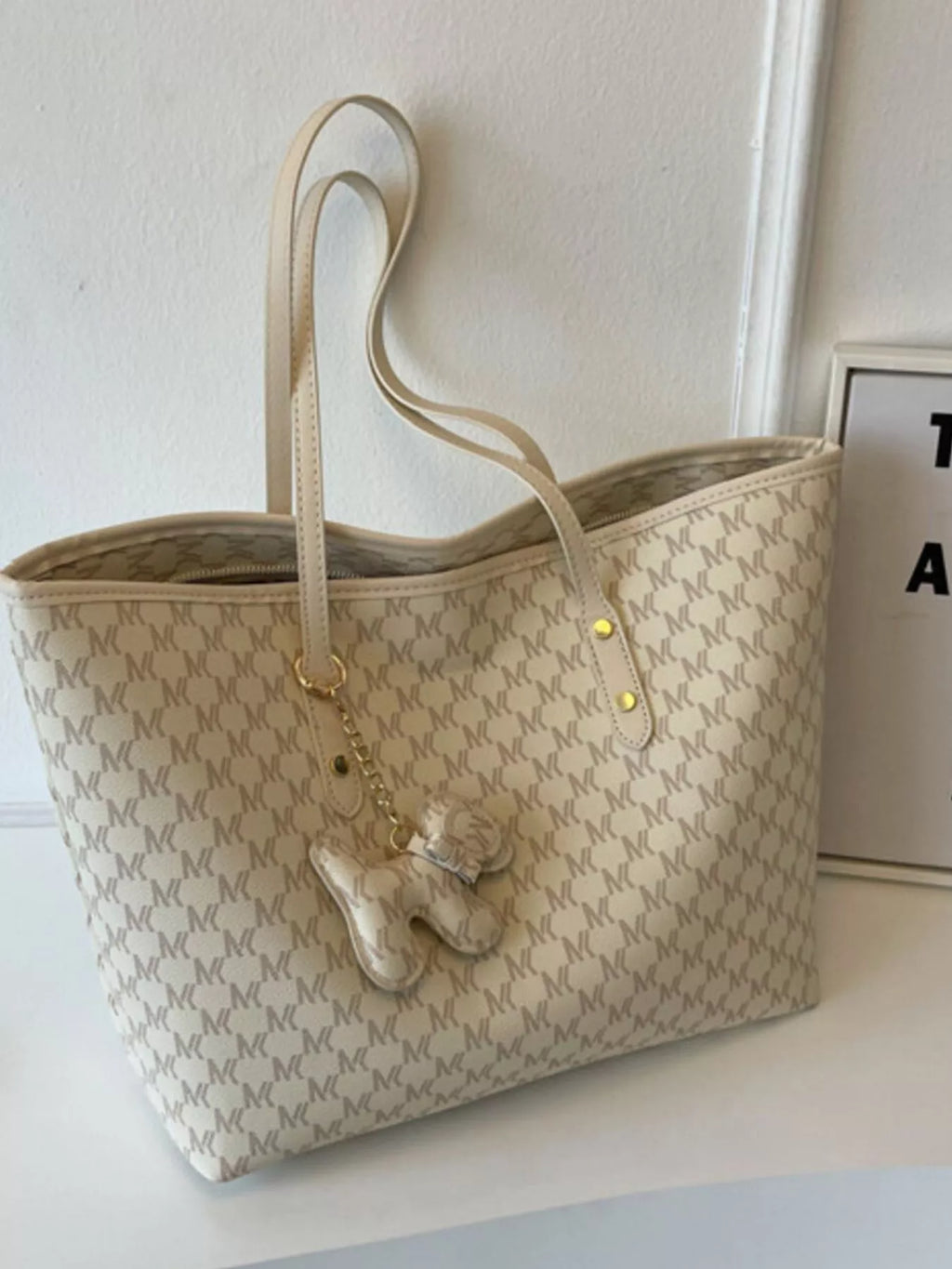 Patterned Large Capacity Tote Shoulder Bag