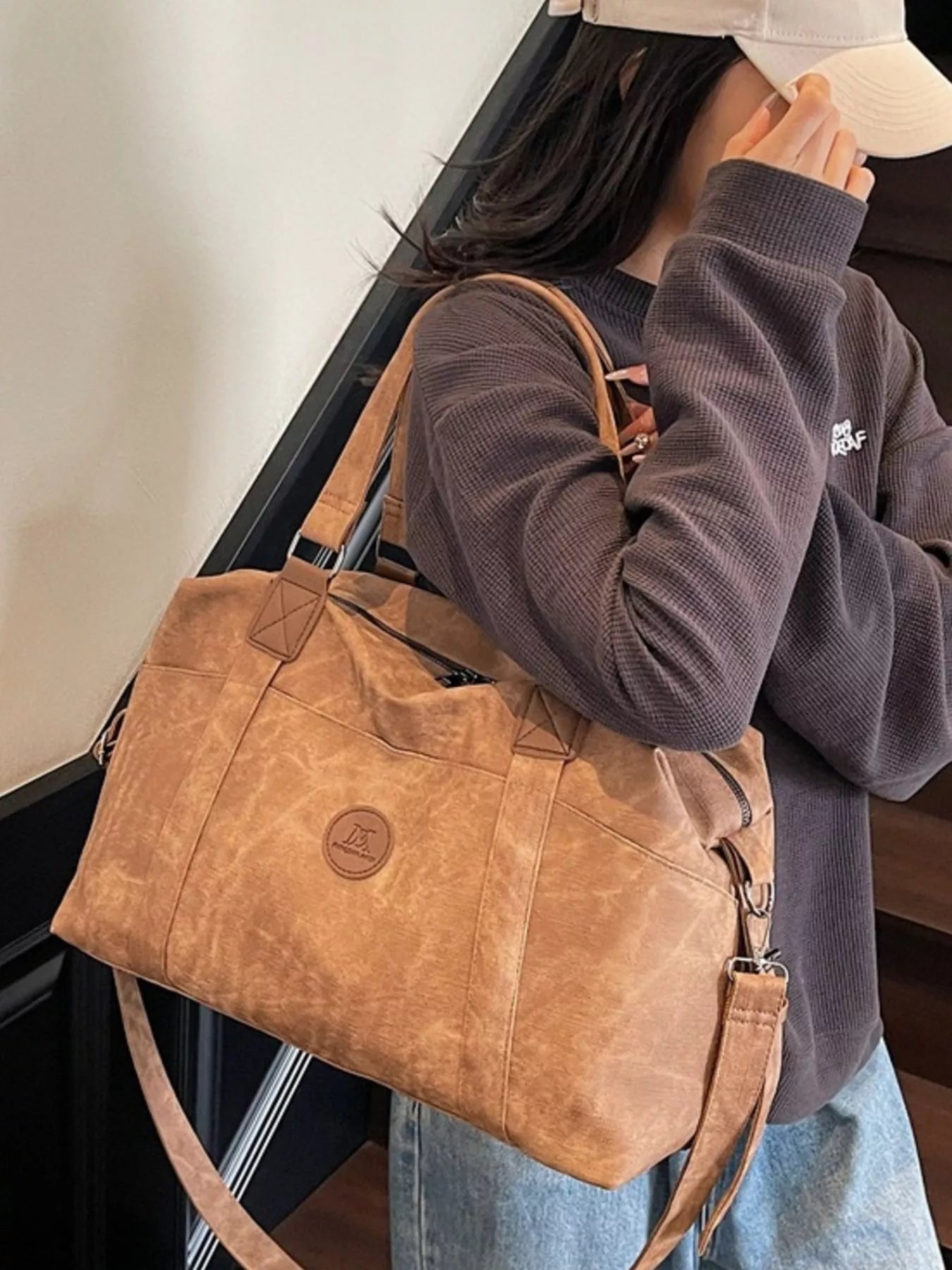 Vintage Washed Duffel Bag