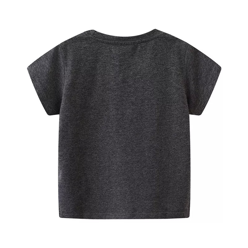 Children's Space-Themed Short Sleeve T-Shirt