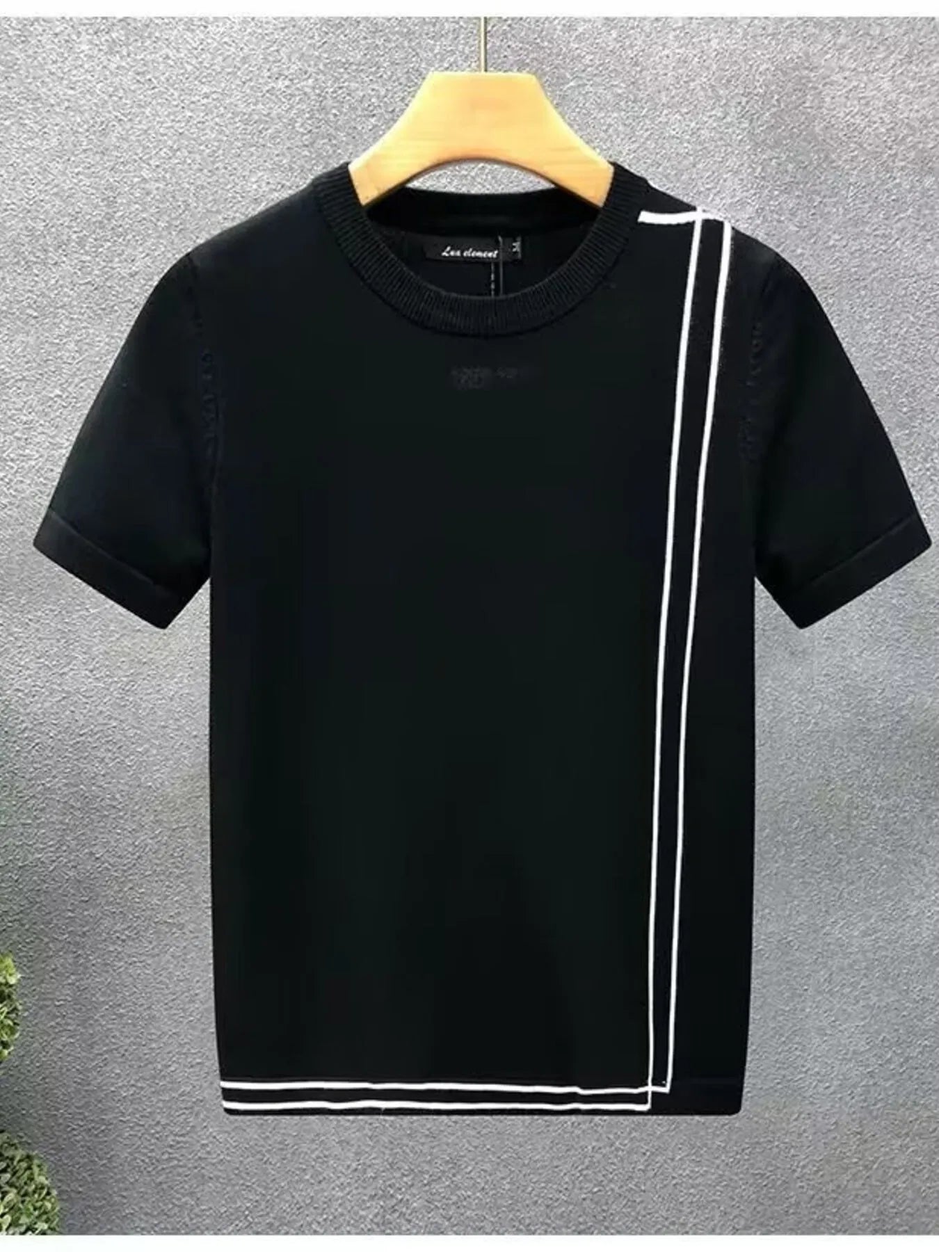 Men's Full Size Round Neck Short Sleeve T-Shirt Plus Size