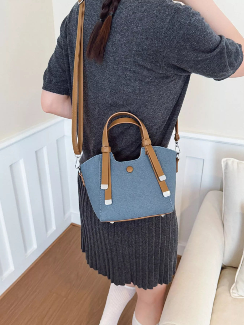 Adjustable Strap Crossbody Bag