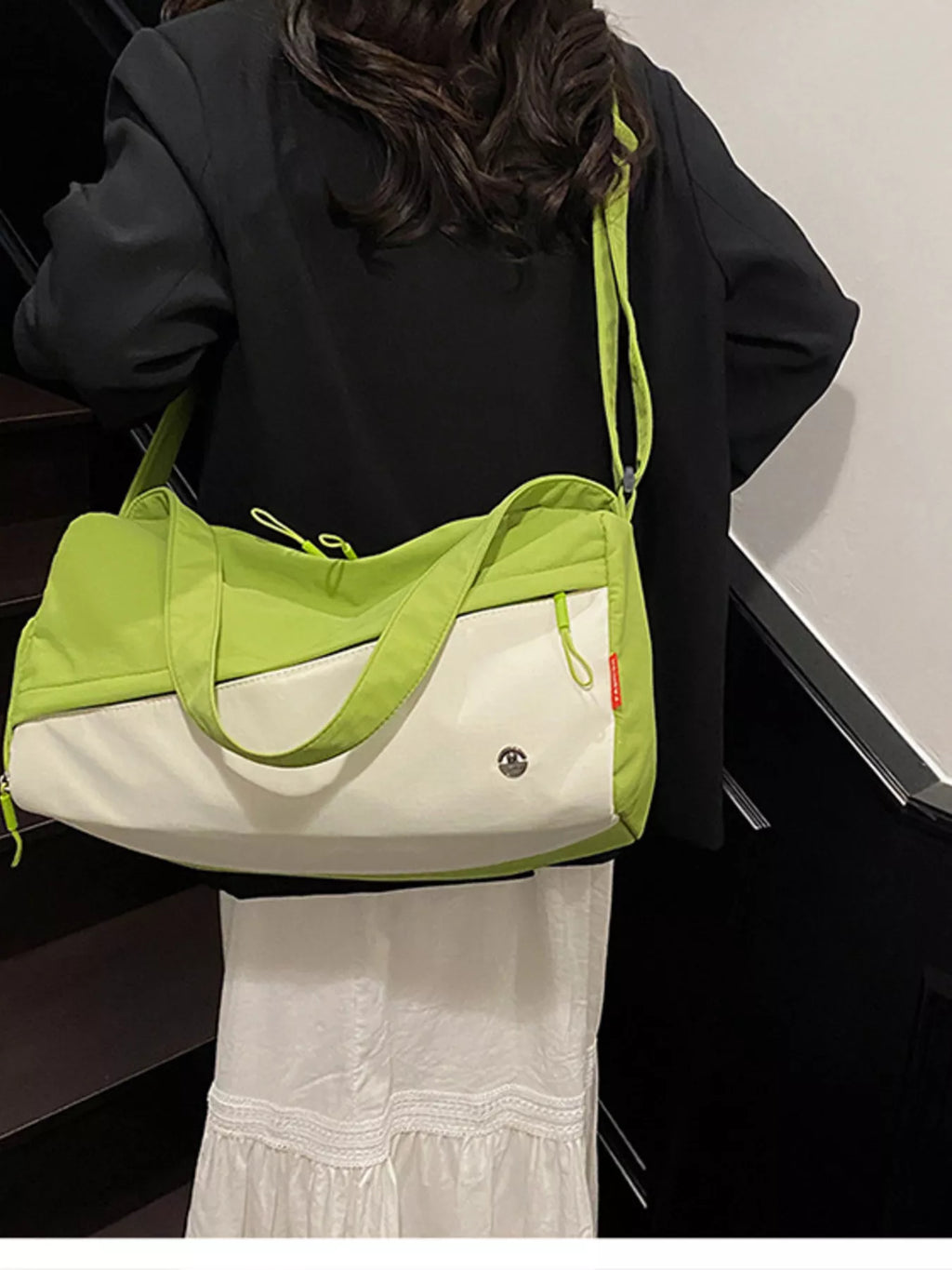 Color Block Travel Bag