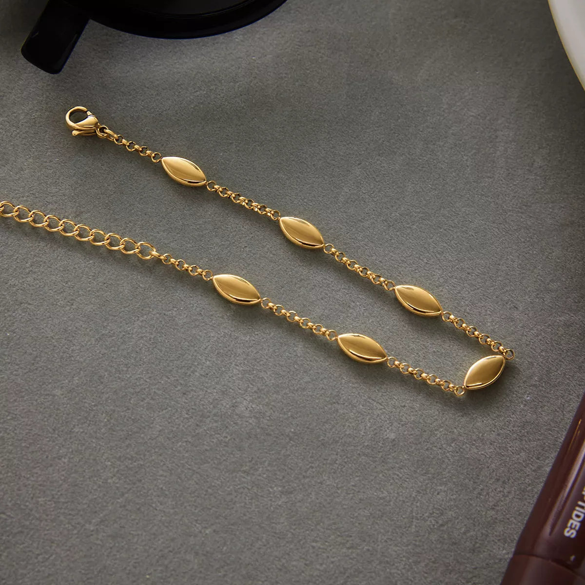 18K Gold-Plated Chain Link Bracelet