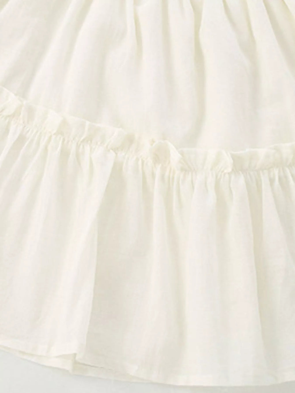 Children's Smocked Puff Sleeve Tiered Dress