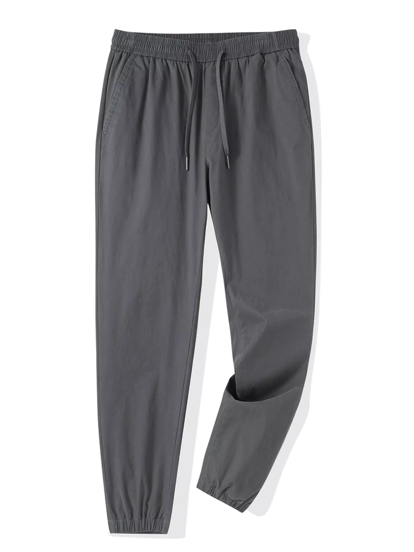 Men's Plus Size Casual Drawstring Ankle Cuffed Pants