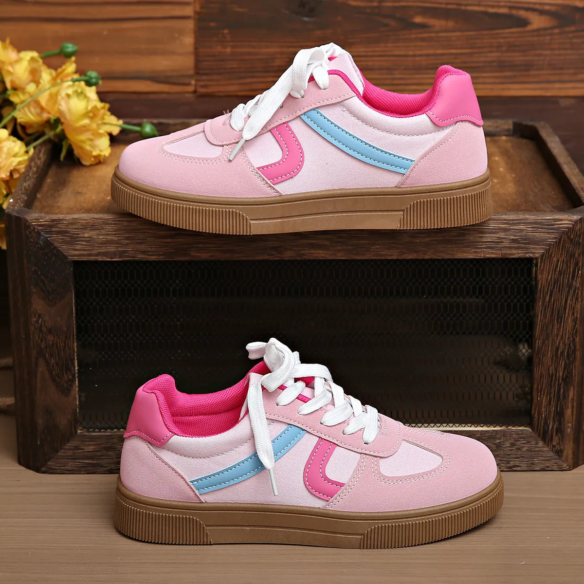 Lace Up Platform Sneakers