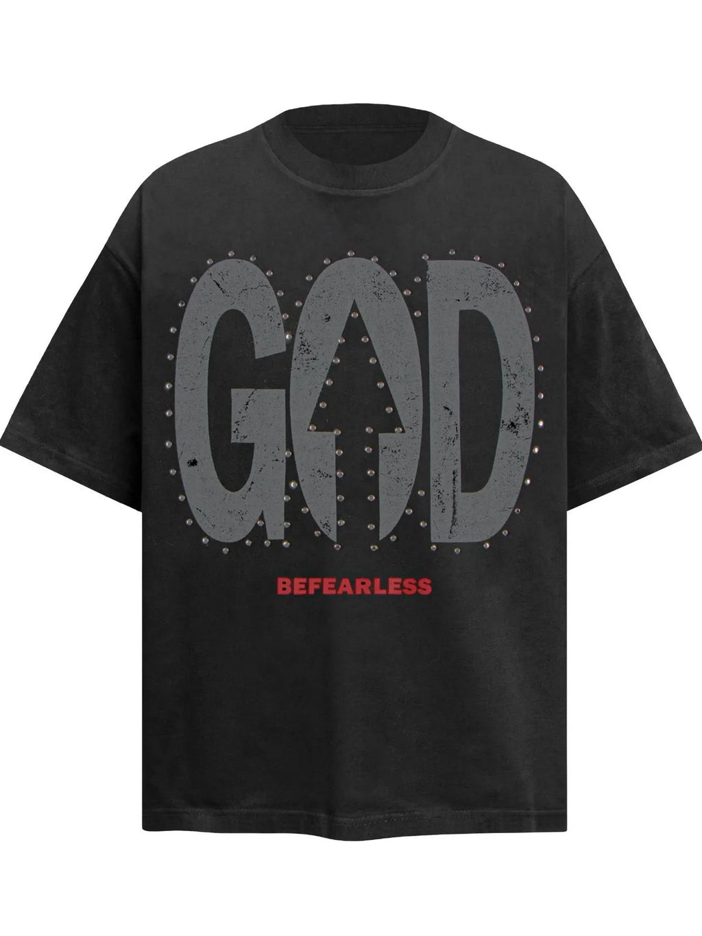 Men's Oversized Letter Graphic T-Shirt