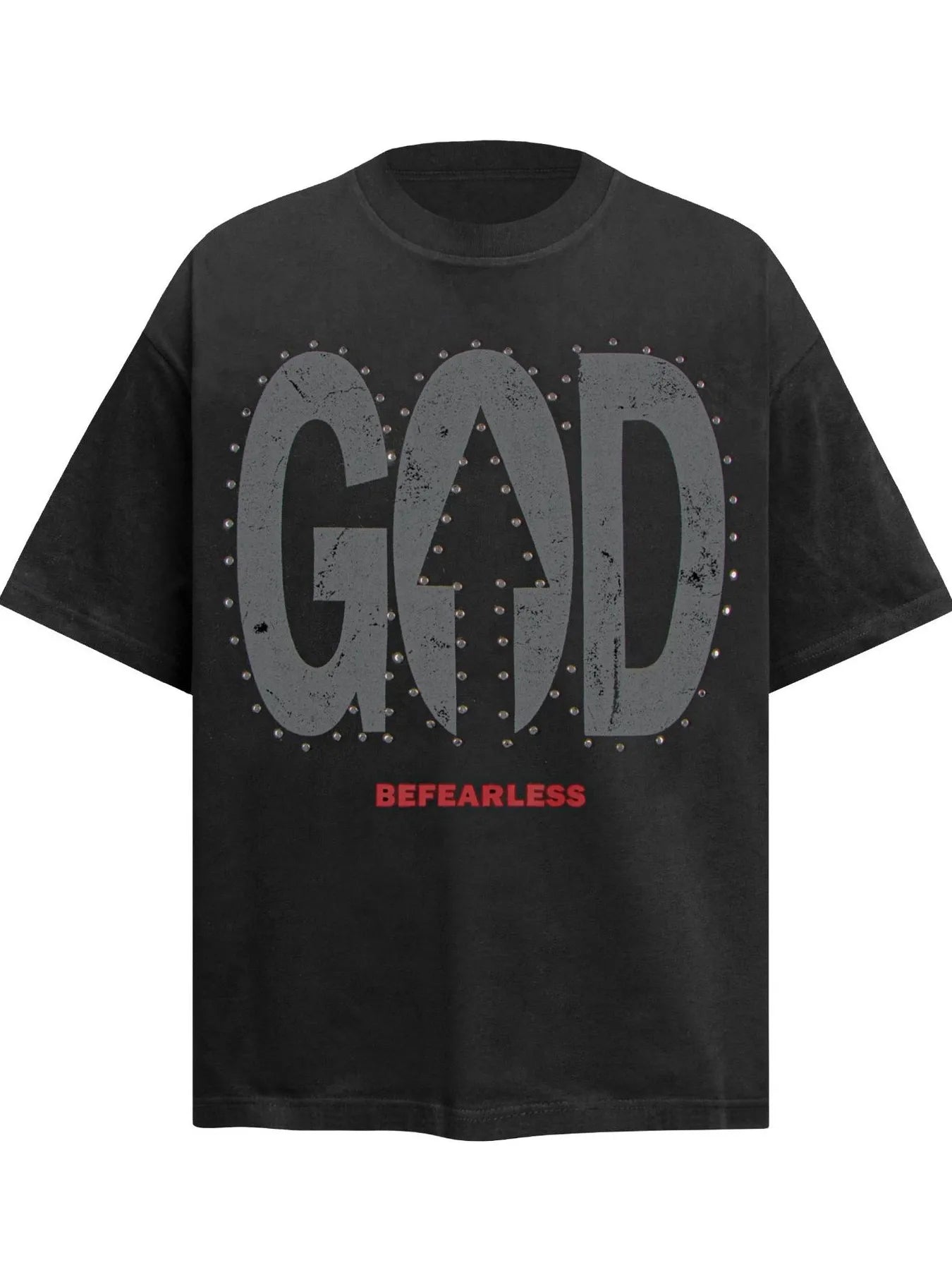 Men's Oversized Letter Graphic T-Shirt