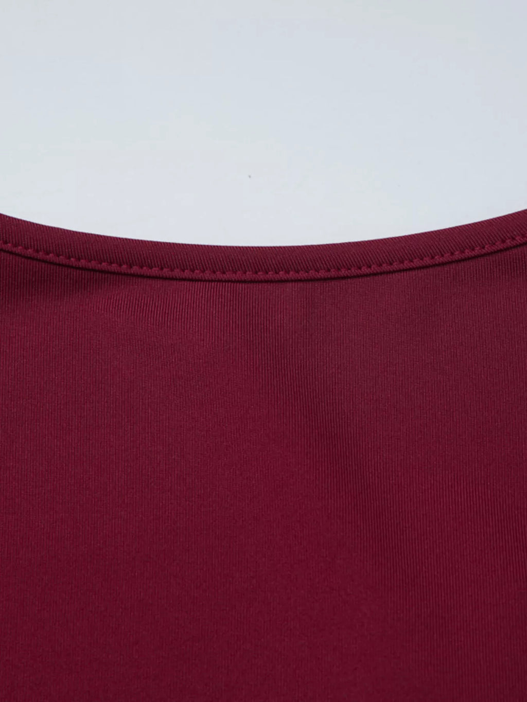 Sweetheart Neck Lace Trim Tie-Front T-Shirt