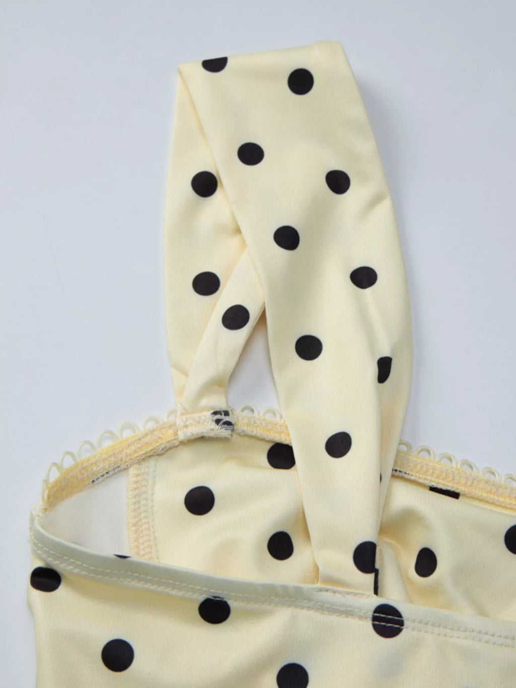 Polka Dot Sweetheart Neckline Tank Top