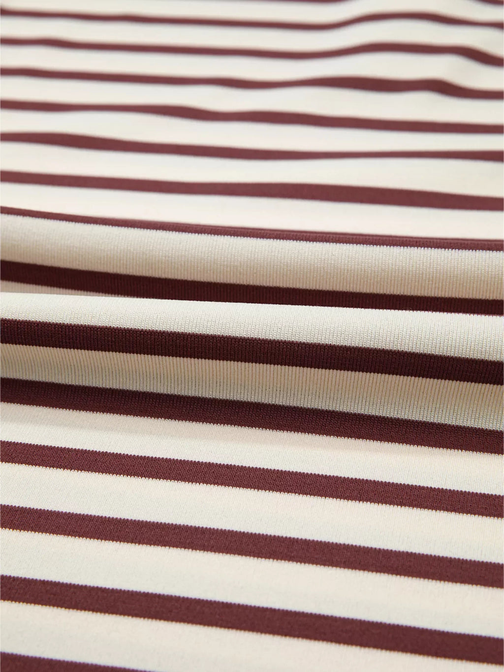 Striped Drop Shoulder Long Sleeve Henley Top