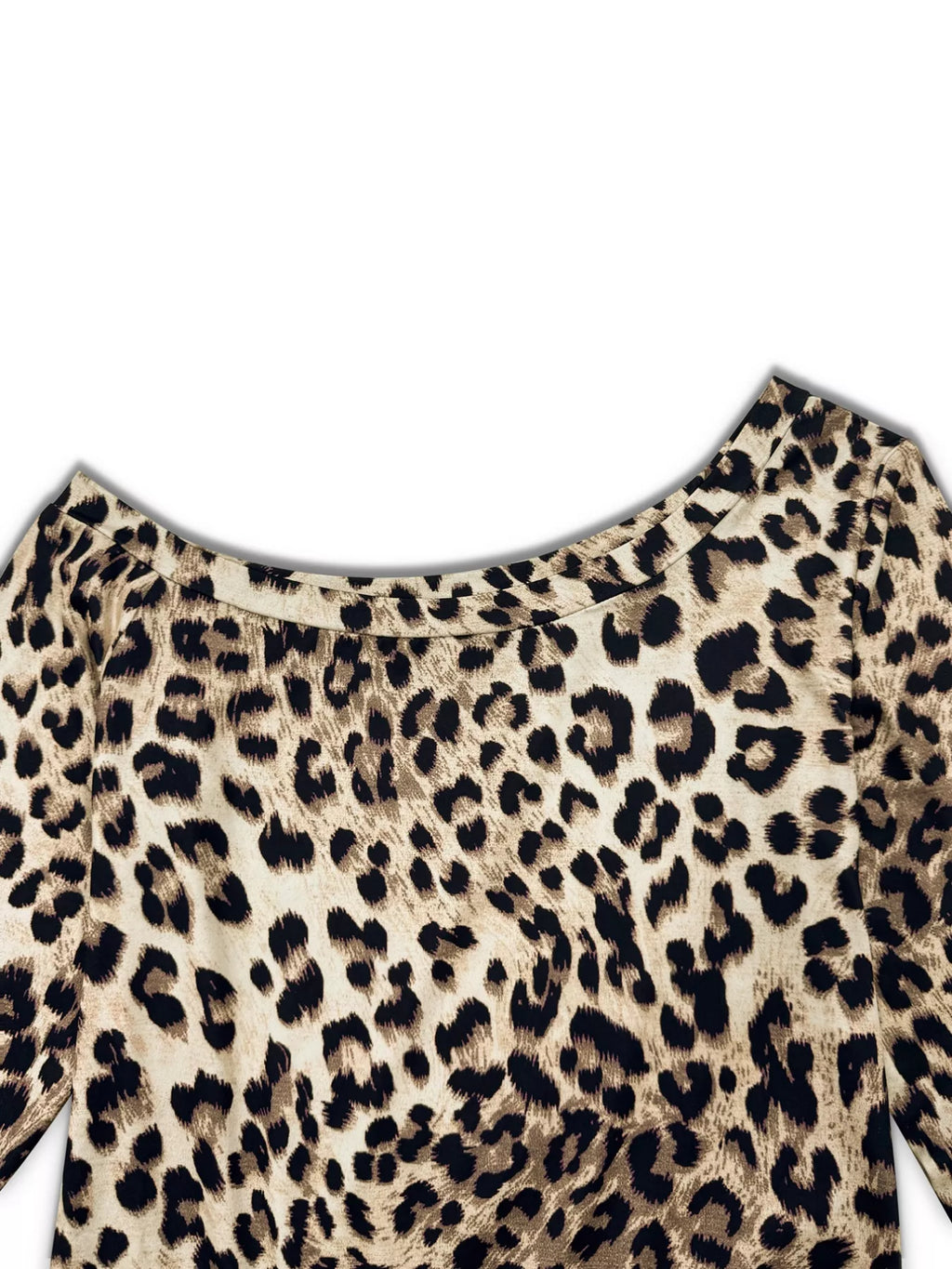 Leopard Print One-Shoulder Top and Pants Set
