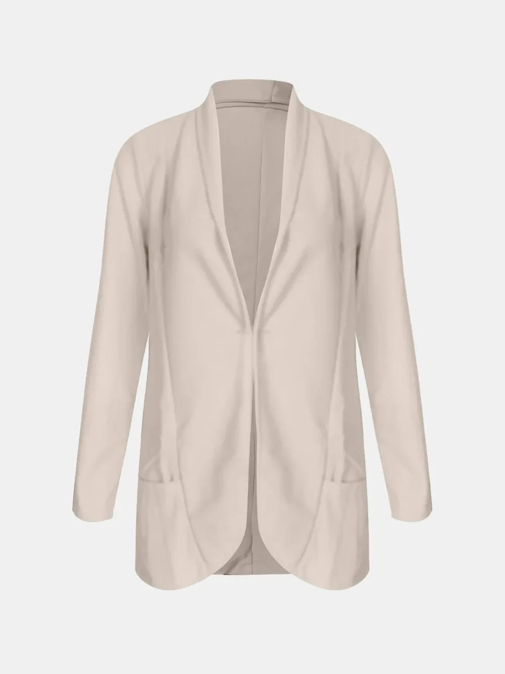 Collared Neck Long Sleeve Blazer