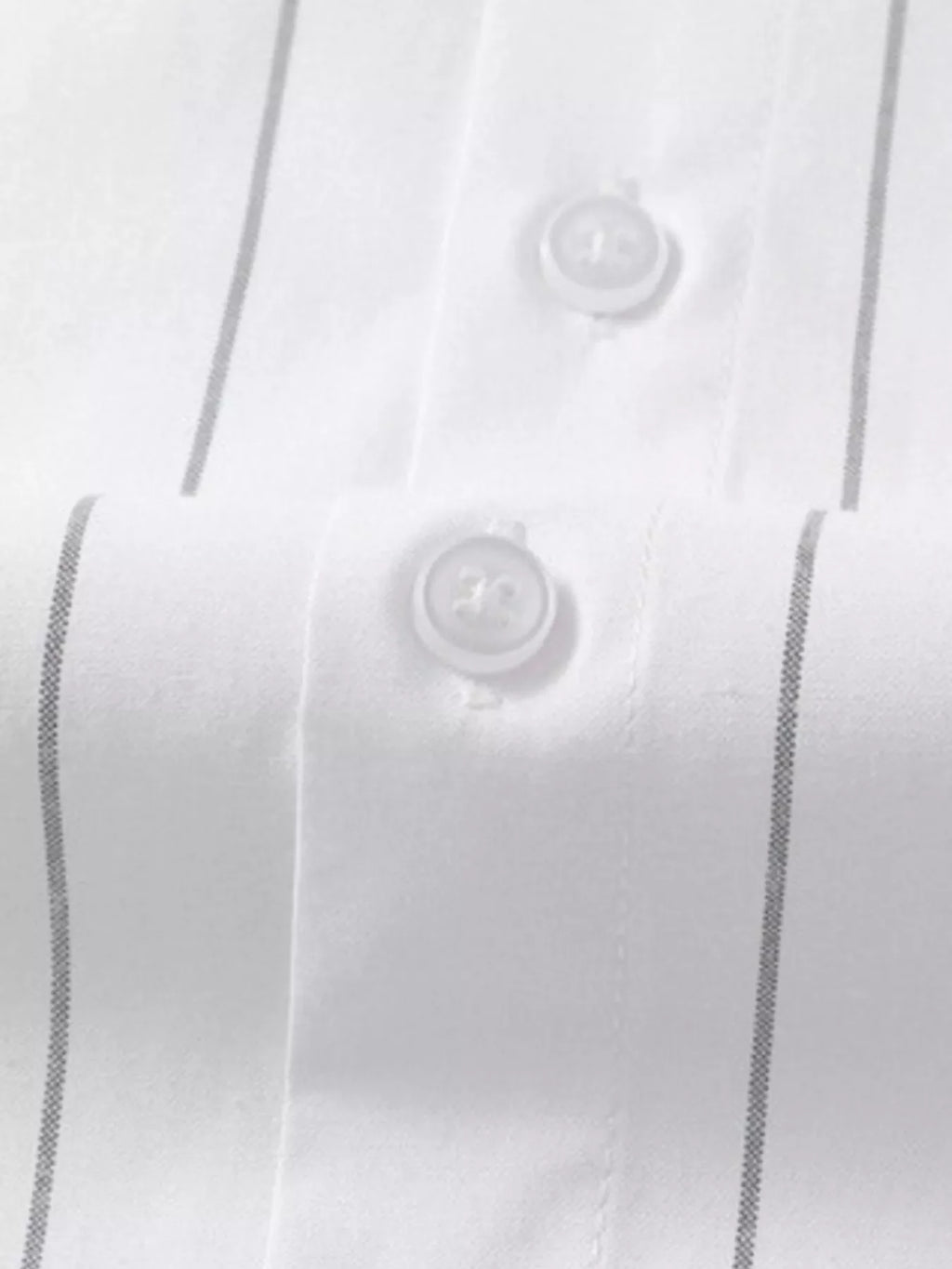 Men's Plus Size Striped Button-Down Shirt